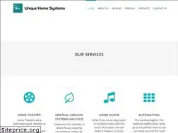 Sites similar to uniquehomesystems.com