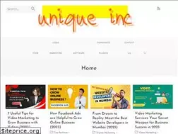 Sites similar to uniqueincs.com