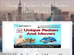Sites similar to uniquepackersandmoversnavimumbai.com