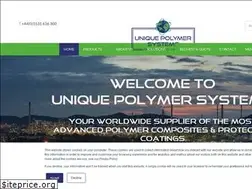 Sites similar to uniquepolymersystems.com