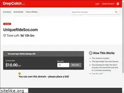 Sites similar to uniqueridesco.com