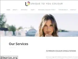 Sites similar to uniquetoyoucolour.ca