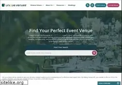 Sites similar to uniquevenues.com