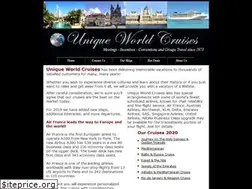 Sites similar to uniqueworldcruises.com