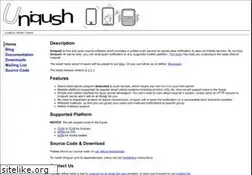 Sites similar to uniqush.org