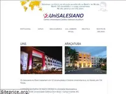 Sites similar to unisalesiano.com.br