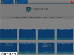 Sites similar to unisaomiguel.edu.br