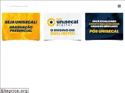 Sites similar to unisecal.edu.br