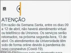 Sites similar to unisinos.br