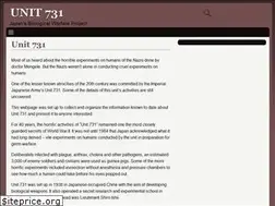 Sites similar to unit731.org