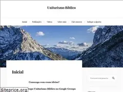 Sites similar to unitarismobiblico.com