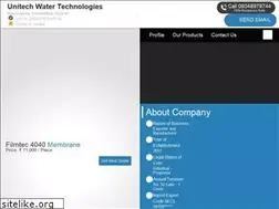 Sites similar to unitechwatertreatmentplants.com