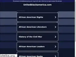 Sites similar to unitedblackamerica.com