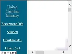 Sites similar to unitedchristianministry.com