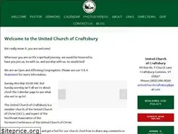 Sites similar to unitedchurchofcraftsbury.com