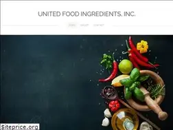 Sites similar to unitedfoodingredients.com