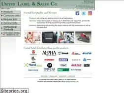 Sites similar to unitedlabel.com