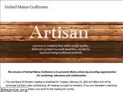 Sites similar to unitedmainecraftsmen.com