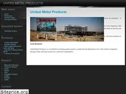 Sites similar to unitedmetalproducts.info