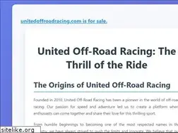 Sites similar to unitedoffroadracing.com