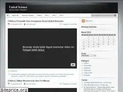 Sites similar to unitedscience.wordpress.com