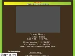 Sites similar to unitedtruckschool.com