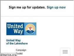 Sites similar to unitedwaylakeshore.org