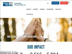 Sites similar to unitedwayofleecounty.com