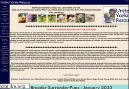 Sites similar to unitedyorkierescue.org