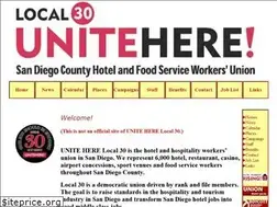 Sites similar to unitehere30.org