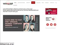 Sites similar to uniteherelocal40.org