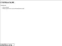 Sites similar to unitrack.de
