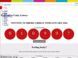 Sites similar to unitylottery.co.uk