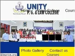 Sites similar to unitypgcollege.com