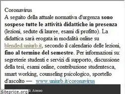 Sites similar to uniurb.it