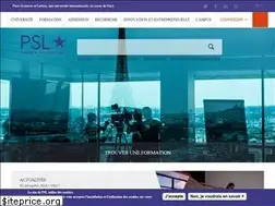 Sites similar to univ-psl.fr
