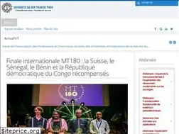 Sites similar to univ-thies.sn