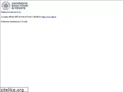 Sites similar to univ.ts.it