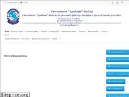 Sites similar to univapollonia.ro