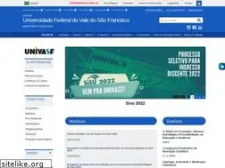 Sites similar to univasf.edu.br