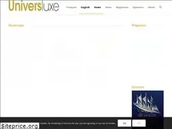 Sites similar to univers-luxe.com