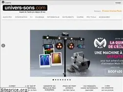 Sites similar to univers-sons.com