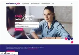 Sites similar to universal-job.ch
