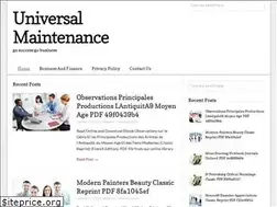 Sites similar to universal-maintenance.xyz
