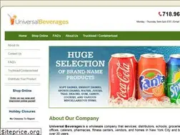 Sites similar to universalbeverages.net