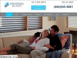 Sites similar to universalblinds.ca