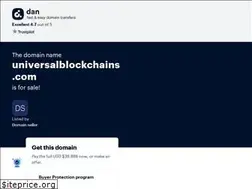 Sites similar to universalblockchains.com