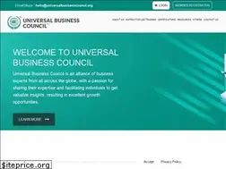Sites similar to universalbusinesscouncil.org