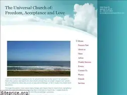 Sites similar to universalchurchoflove.com
