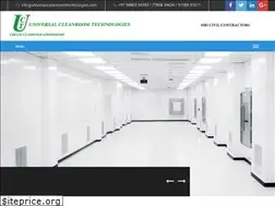 Sites similar to universalcleanroomtechnologies.com